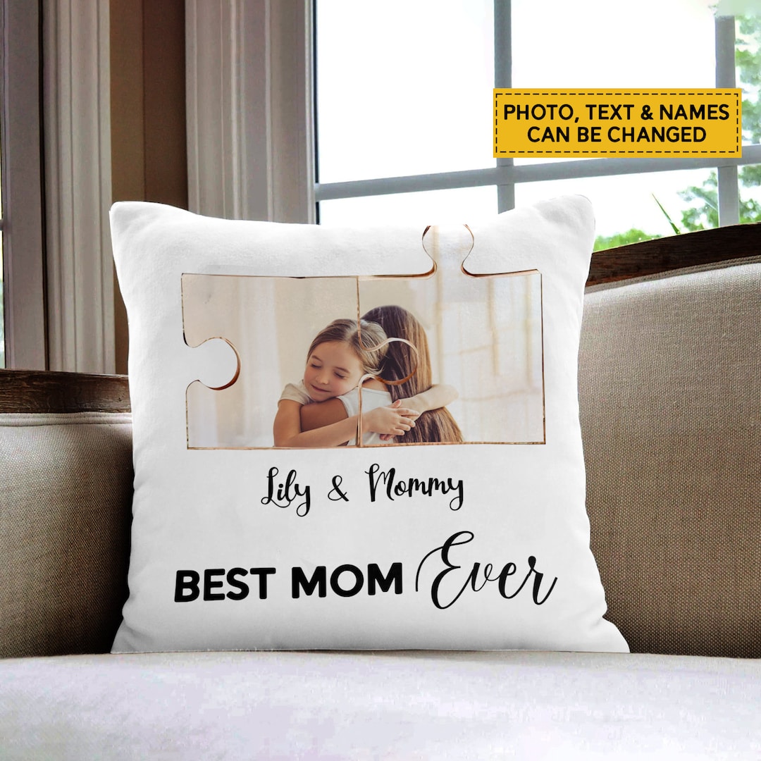 Personalized Best Mom Ever Pillow Case Mother's Day Gift Etsy