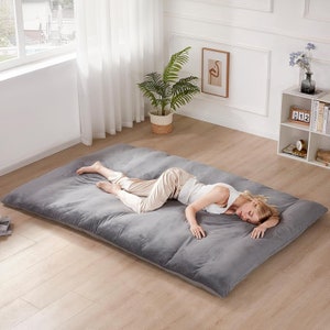 PATARA HOME Lori Model Bed, Activity Bed, Guest Bed, Padded Floor Bed, Zippered Cover