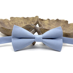 Dusty Blue Bow Tie, Blue Bow tie, Men Bow Tie, Wedding Bow Tie, Groom Bow Tie, Groomsmen Bow Tie