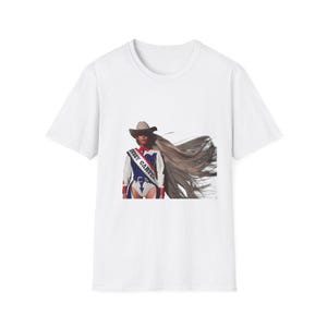 カウボーイ・カーター クイーンビー グラフィックTシャツ、ヴィンテージウエスタンスタイルTシャツ、ロデオやカントリーコンサートに最適、彼女へのギフト、ファッションステートメント