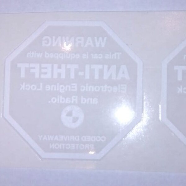 Anti Theft Sticker Etsy
