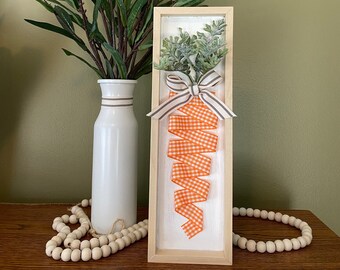 Spring or Easter decor wall hanging or shelf sitter sign