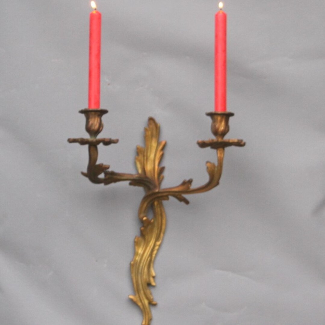 Antique French Wall Candle Holder French Louis XV Style Wall Etsy