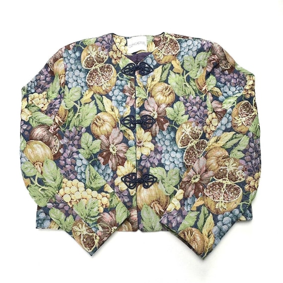 Vintage Doncaster Tapestry Jacket Womens 12 Floral
