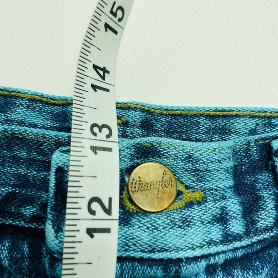 Vintage Wrangler Jeans Womens Juniors 15 Teal Gre… - image 7