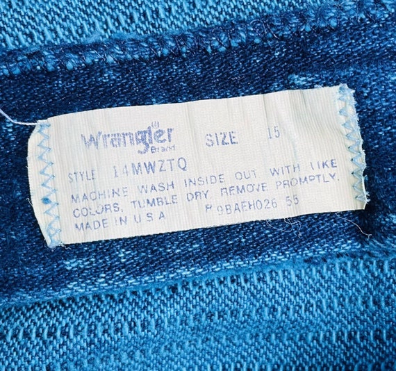 Vintage Wrangler Jeans Womens Juniors 15 Teal Gre… - image 3