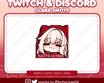 Honkai Star Rail Clara Emote Twitch/Discord