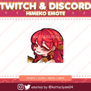 Honkai Star Rail Himeko Emote Twitch / Discord