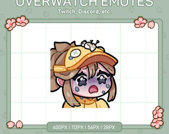 Overwatch Rainy Days Mercy Emote / Twitch / Discord