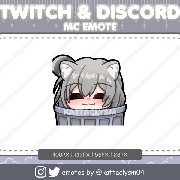 Honkai Star Rail MC Raccoon Emote Twitch/Discord