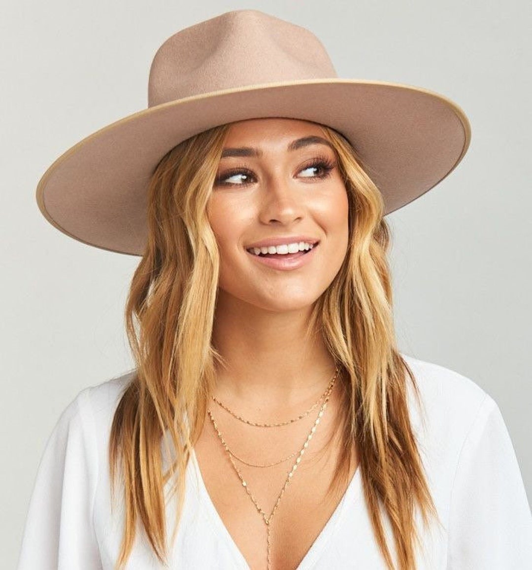 Women's Cashmere Boho Rancher Hat Etsy