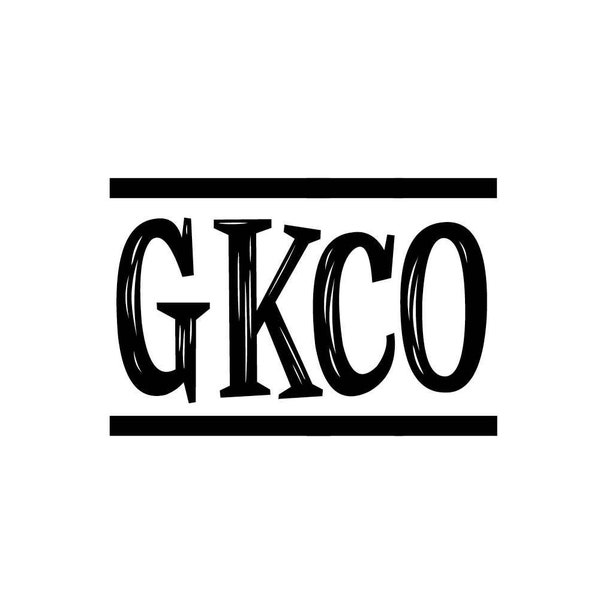 GKCO Graphic for shirts, mug, car decal, coasters, stickers, etc.