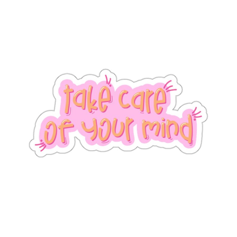 Take Care Text Message Sticker Take Care Sticker - Etsy
