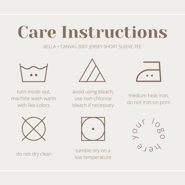 Care Instructions - Etsy