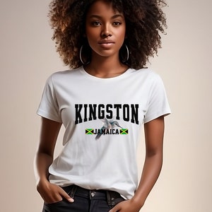 Jamaica Shirt, Kingston Jamaica Tshirt, Jamaica Pride TShirt, Jamaica Hummingbird Shirt Design