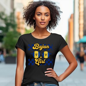 Barbados Shirt, Barbados Flag Shirt, Bajan Girl Shirt, Bajan Shirt, Barbados Shirt, Barbados Pride Shirt, Barbadian Gift