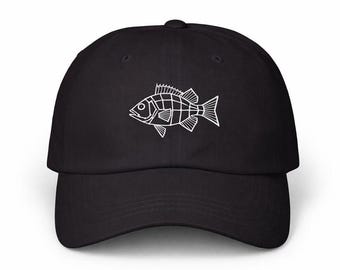 Ichthyology Hat, Fish Embroidered Cap, Marine Biology Gift, STEM Science Hat