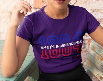 Haitian Shirt, 1804 Haitian Independence Shirt, Haitian Roots Shirt, Haitian Pride Shirt, Haitian Heritage Shirt, Haitian Gift