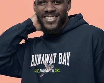 Runaway Bay Jamaica Hoodie, Hummingbird Design