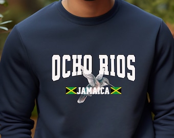 Jamaica Hummingbird Sweatshirt, Ocho Rios Pride, Island Vibes