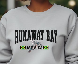 Runaway Bay Jamaica Sweatshirt, Hummingbird Flag Pride Shirt