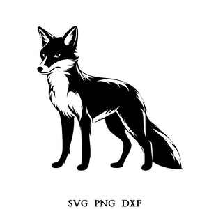 Fox Svg, Fox Clipart, Fox Png, Fox Head, Fox Cut Files For Cricut , Fox Silhouette, Baby Animals