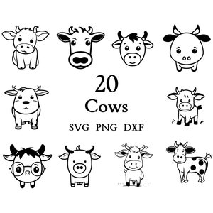 Strawberry Cow Svg,love Cow Svg,cow With Horns Svg, Milk Cow