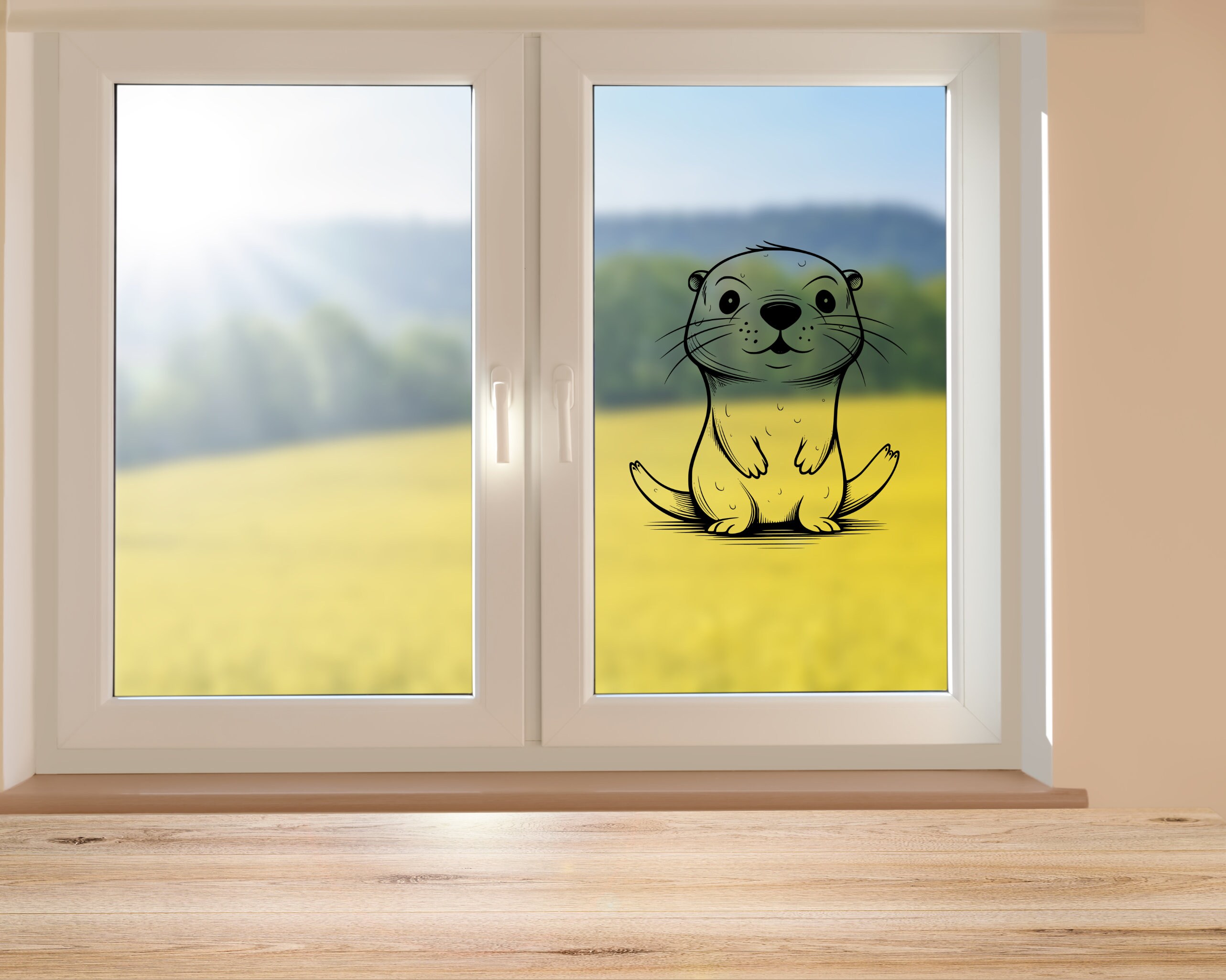 Otter Svg Animal Svg Cut File for Cricut Laser Engraving - Etsy