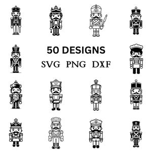 Nutcracker Svg Bundle , Nutcracker Svg , Cut Files for Cricut And Laser Engraving , 15 Svg, Png, and Dxf Files Combined in One Bundle!