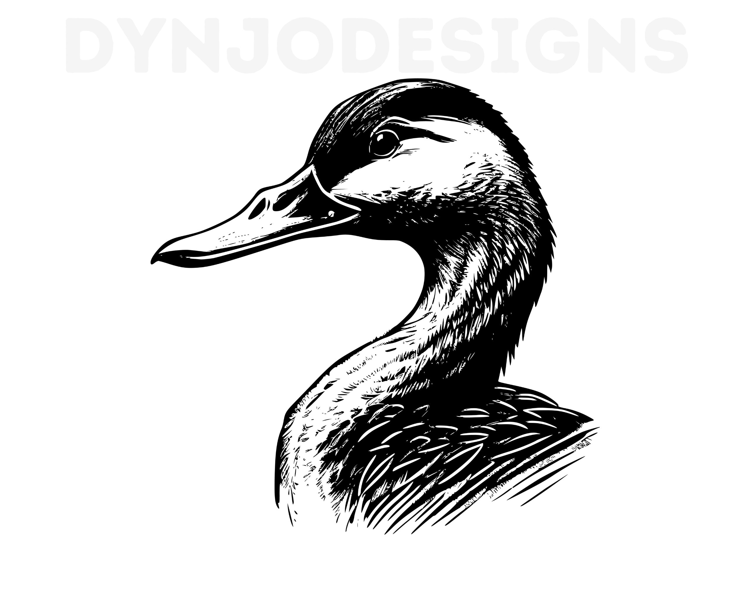 Duck Head Duck Svg Cut Files for Cricut Laser Engraving Etsy UK