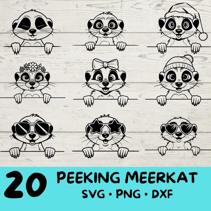 Depesche Tierkarte Zum Geburtstag – Süße Erdmännchen Glückwunschkarte (Nr. 25_A)