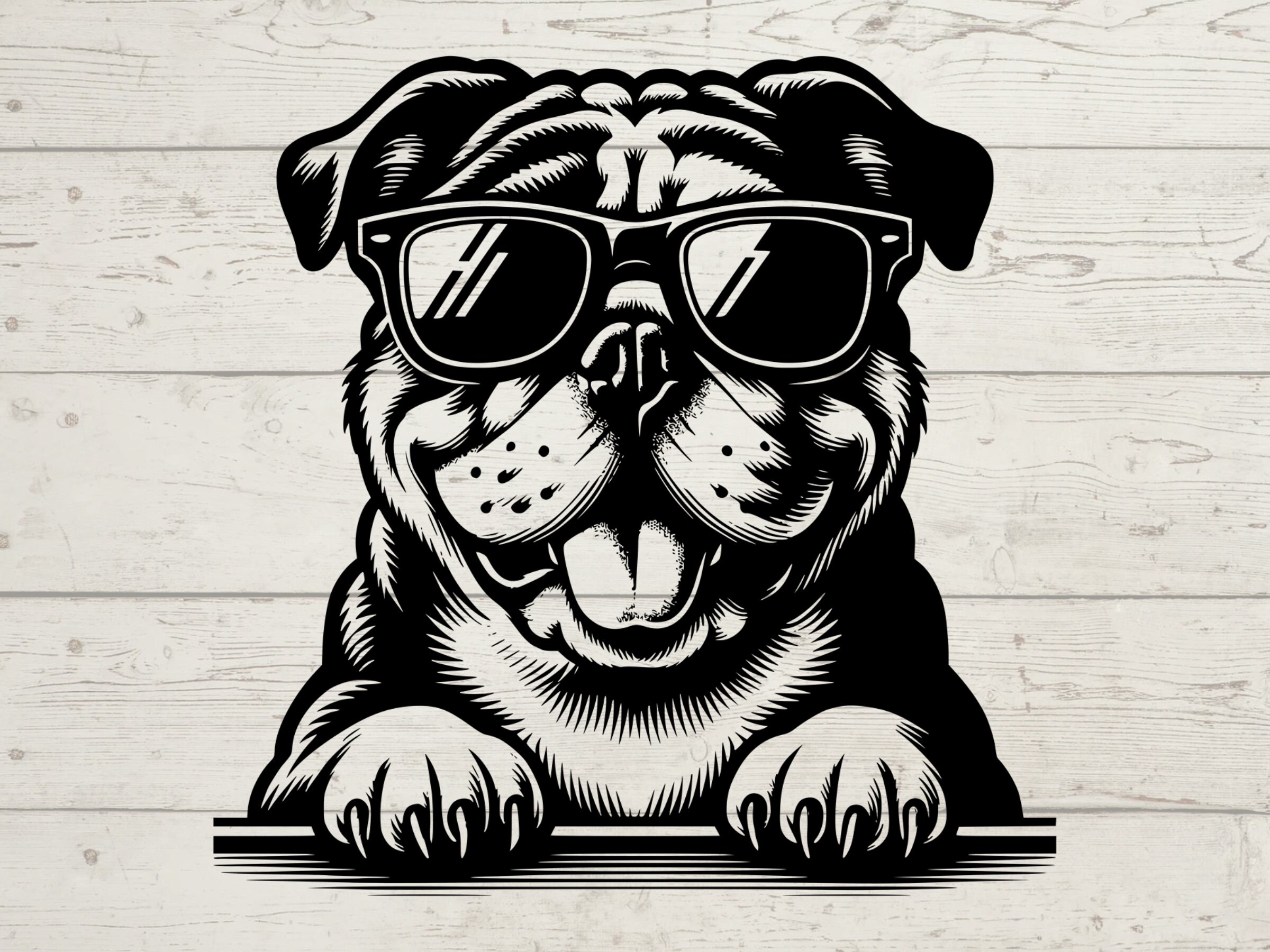 Bulldog Sunglasses Etsy