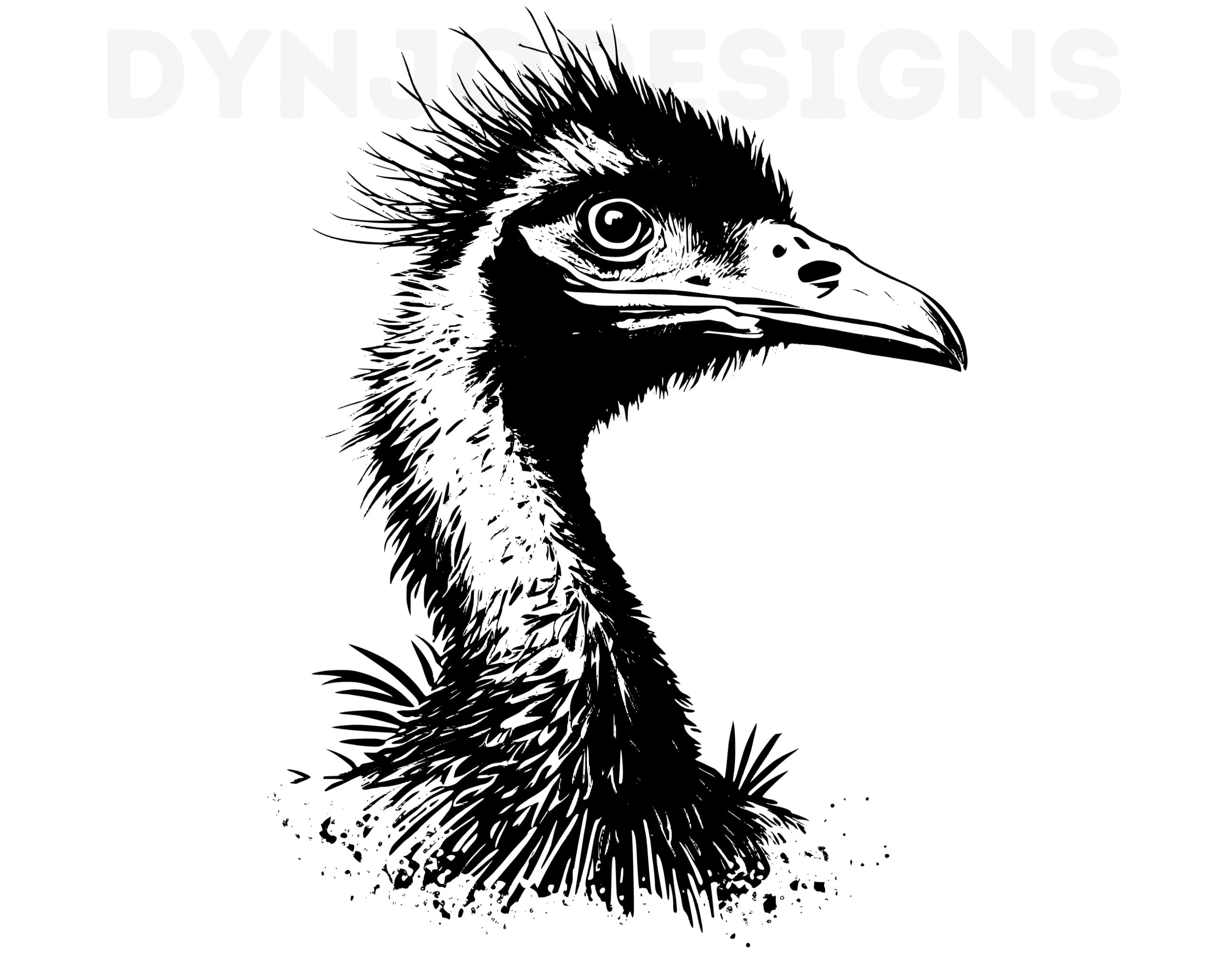 Emu Svg Emu Clipart Emu Png Emu Head Emu Cut Files For Etsy México