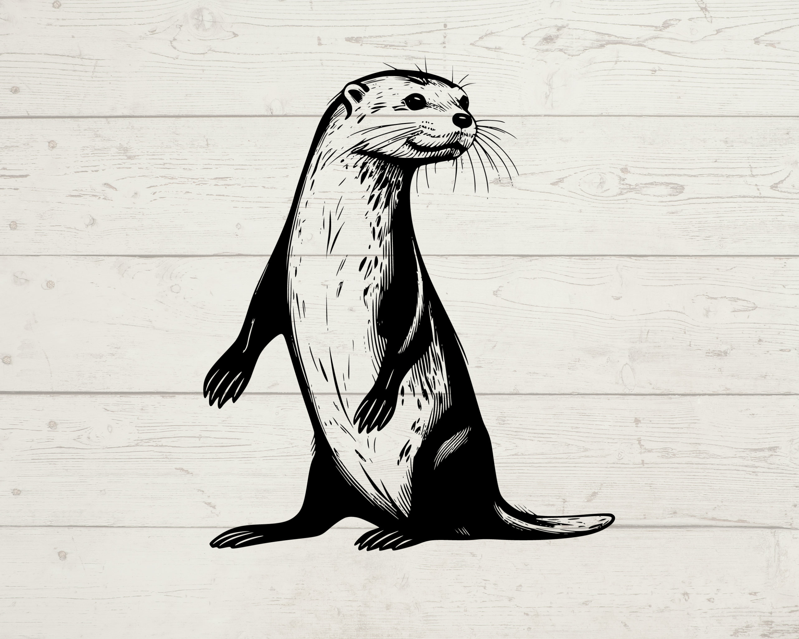 Otter Svg Otter Clipart Otter Png Otter Head Otter Cut Etsy Canada