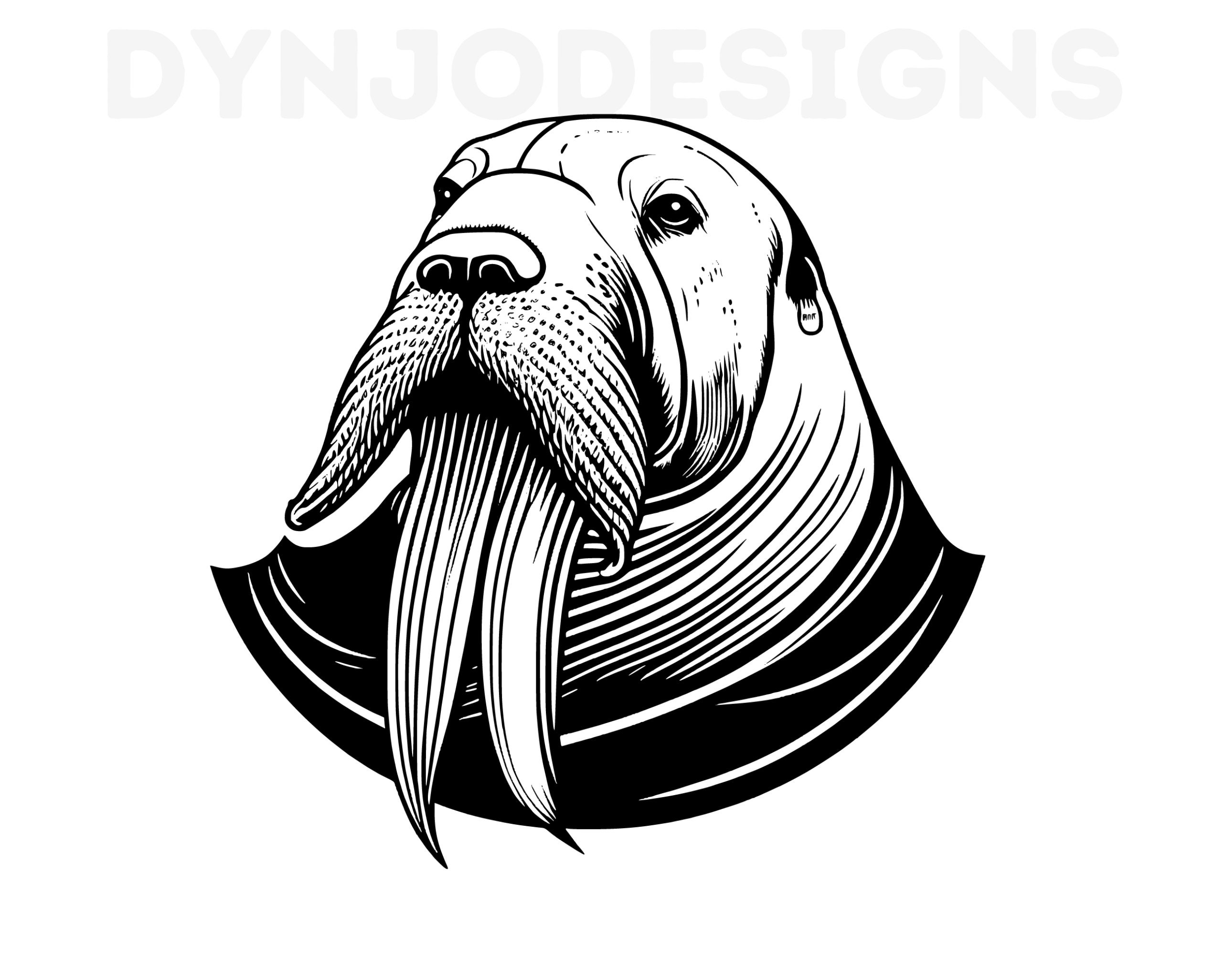Walrus Svg Walrus Clipart Walrus Png Walrus Head Walrus Etsy Sweden