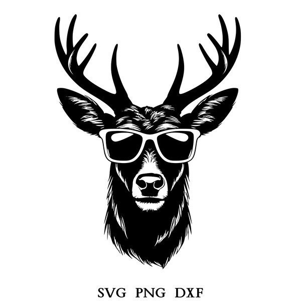 Deer With Sunglasses , Deer Svg ,Summer T-Shirt Designs