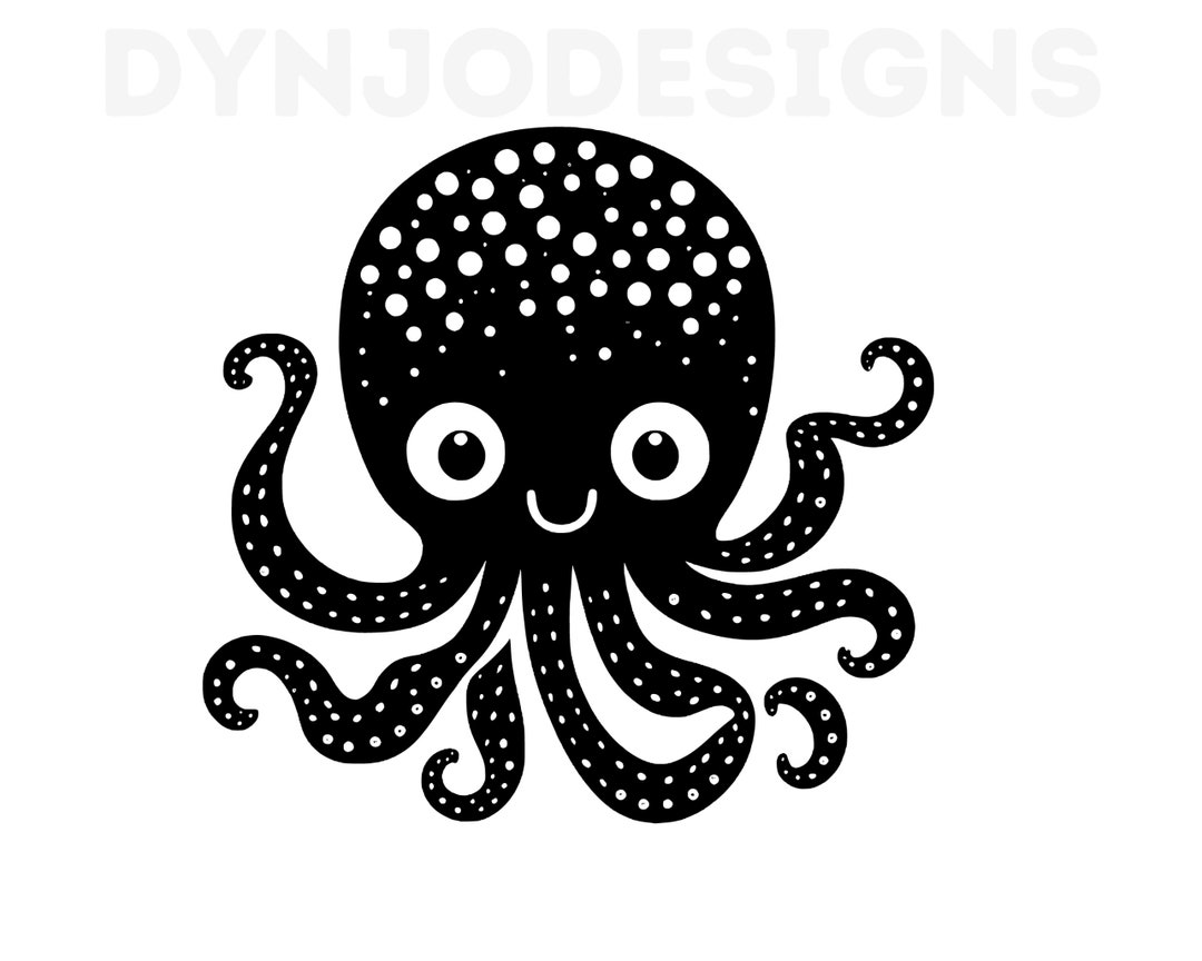 Octopus Svg, Octopus Clipart, Octopus Png, Octopus Head, Octopus Cut