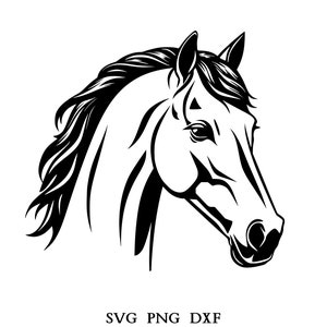 Horse Head , Horse Svg , Cut Files For Cricut , Laser Engraving Files