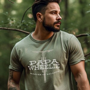 Funny Mountain Biking Papa Shirt, Father's Day Dad Gift, Great ebike Gift for Daddys, Funny Bike Husband Tshirt Idea, Graphic Aesthetic