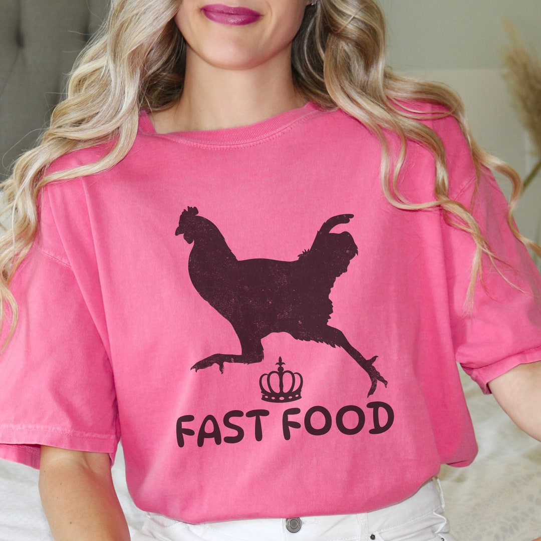 funny-chicken-fast-food-unisex-comfort-color-relaxing-t-shirt-for-foody