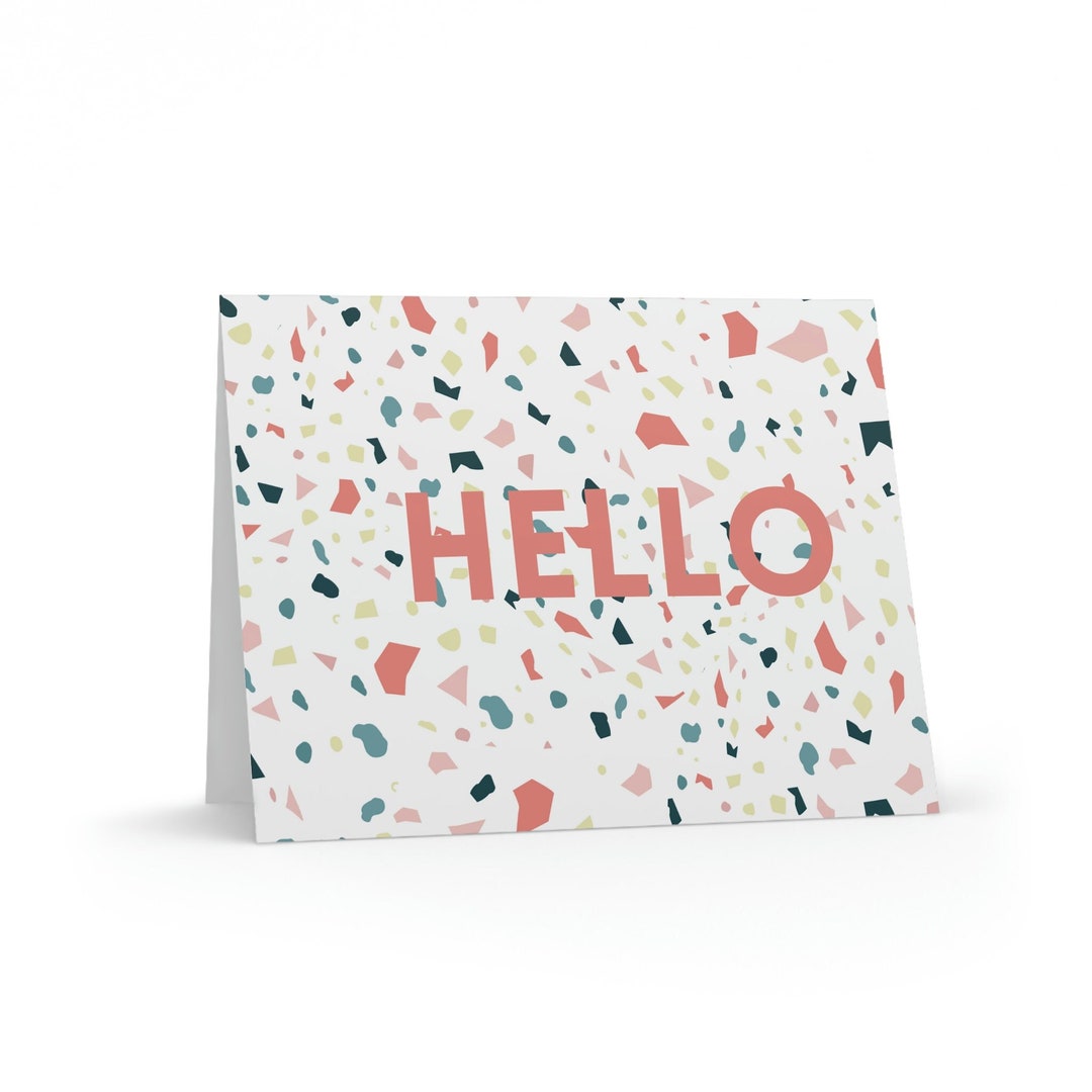 Hello Cards (8, 16, and 24 Pcs) - Etsy