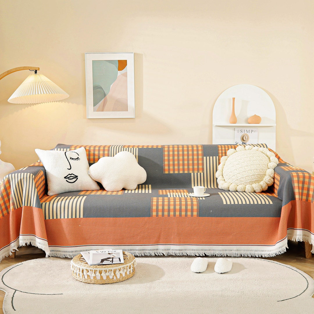 Boho Couch Covers Large Size Cotton Sofa Cover Sofa Covers Etsy