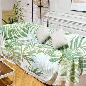 Boho Couch Covers, Large Size Cotton Sofa Cover, Sofa Covers Bohemian, Anti-slip Sofa Towel, Table/Bed/Chair Cover Blanket, Gift