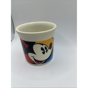 Vintage Disney Colorful Mickey Mouse Childs Mug Cup Selandia Good Condition! image 1