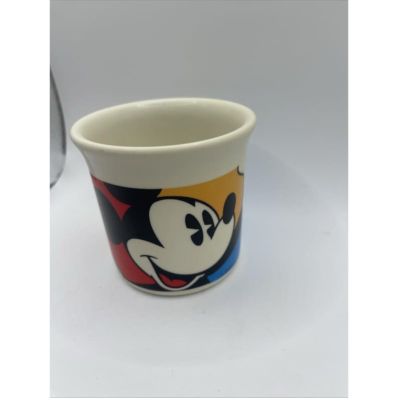 Vintage Disney Colorful Mickey Mouse Childs Mug Cup Selandia Good Condition! image 1