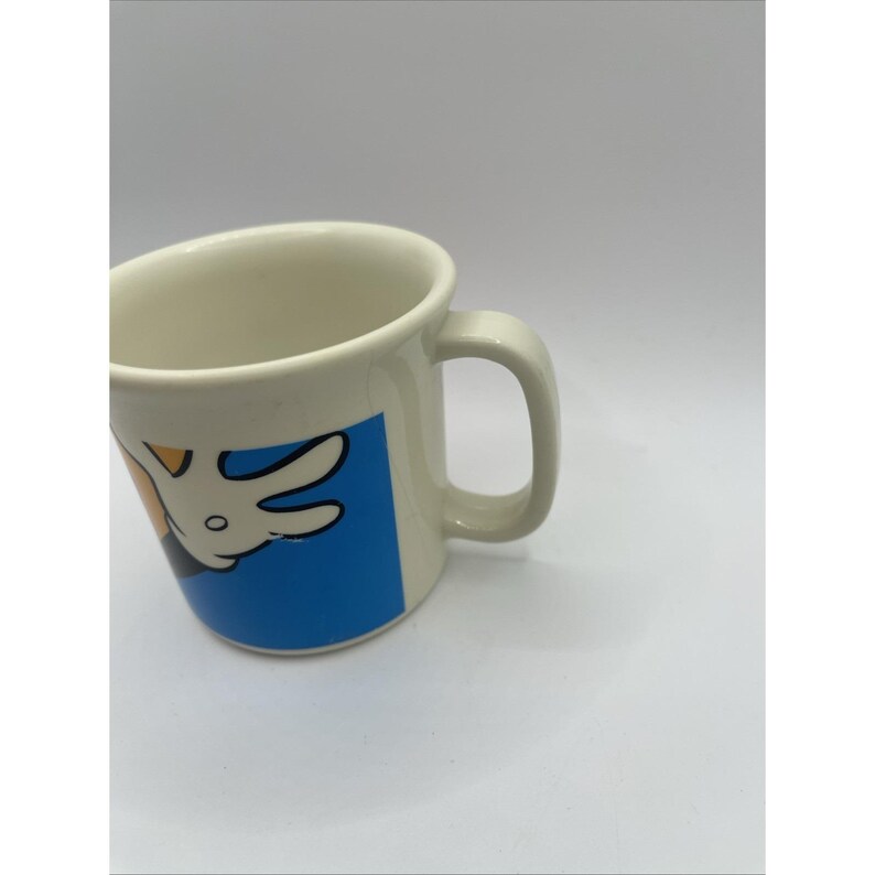 Vintage Disney Colorful Mickey Mouse Childs Mug Cup Selandia Good Condition! image 3
