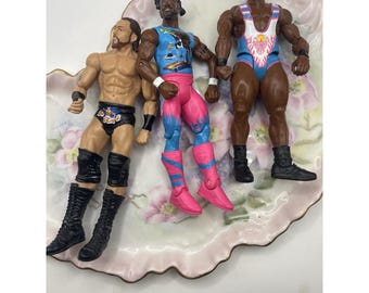 WWE The New Day Mixed Lot of 3 Wrestling Action Figures