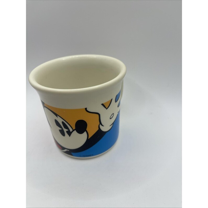 Vintage Disney Colorful Mickey Mouse Childs Mug Cup Selandia Good Condition! image 2