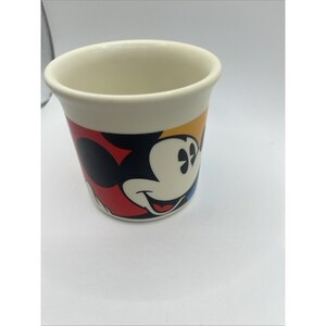 Vintage Disney Colorful Mickey Mouse Childs Mug Cup Selandia Good Condition! image 5