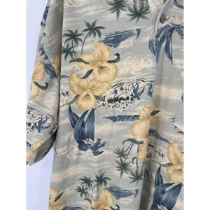 Tommy Bahama Polo Shirt Mens Large.Floral Print Short Sleeve image 8